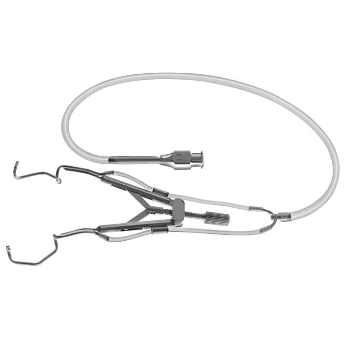 lieberman-adj-aspirating-speculum Aspirating speculum for optimum patient comfort, open wire blades